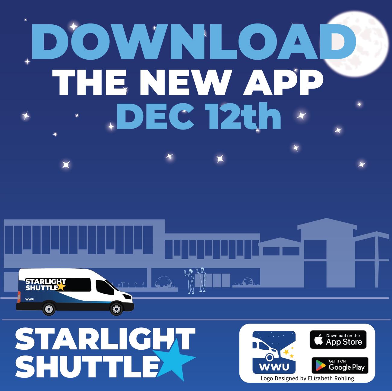 Starlight Shuttle poster recommending new app